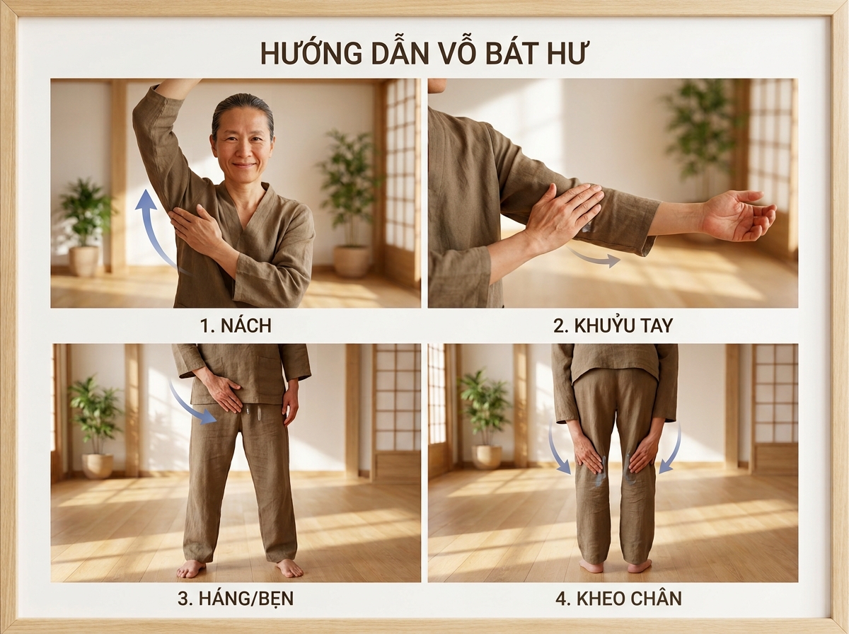 Phép Vỗ Bát Hư kỹ Thuật Kinh Điển Giúp Khai Thông Kinh Lạc Và Thải Độc Hệ Bạch Huyết